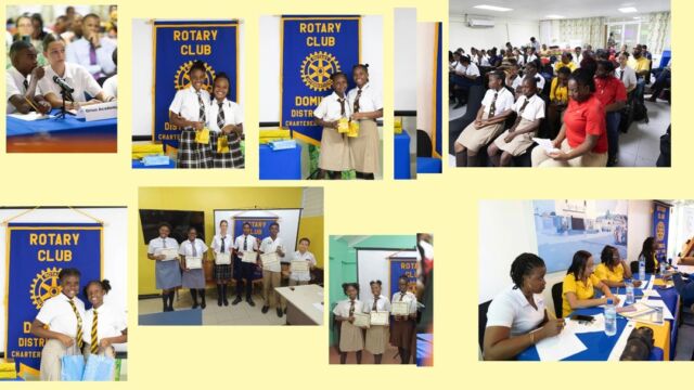 The Rotary Club of Dominica, in collaboration with the Ministry of Education and Human Resource Development, proudly presents the 10th Annual National Secondary Schools Literacy Quiz Competition!